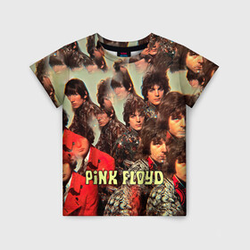 Детская футболка 3D с принтом The Piper at the Gates of Dawn - Pink Floyd в Екатеринбурге, 100% гипоаллергенный полиэфир | прямой крой, круглый вырез горловины, длина до линии бедер, чуть спущенное плечо, ткань немного тянется | pink floyd | pinkfloyd | альбом | арт | артрок | дэвид гилмор | пинк флойд | пинкфлойд | прогрессивный | психоделический | ричард райт | роджер уотерс | рок группа | сид барретт | симфонический | спэйс | эйсид