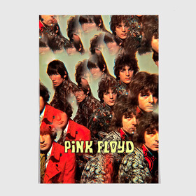 Постер с принтом The Piper at the Gates of Dawn - Pink Floyd в Екатеринбурге, 100% бумага
 | бумага, плотность 150 мг. Матовая, но за счет высокого коэффициента гладкости имеет небольшой блеск и дает на свету блики, но в отличии от глянцевой бумаги не покрыта лаком | pink floyd | pinkfloyd | альбом | арт | артрок | дэвид гилмор | пинк флойд | пинкфлойд | прогрессивный | психоделический | ричард райт | роджер уотерс | рок группа | сид барретт | симфонический | спэйс | эйсид