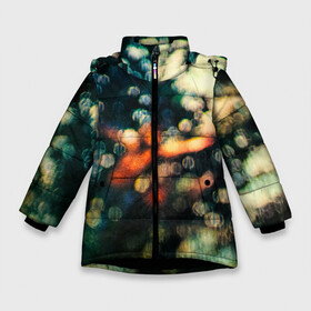 Зимняя куртка для девочек 3D с принтом Obscured by Clouds - Pink Floyd в Екатеринбурге, ткань верха — 100% полиэстер; подклад — 100% полиэстер, утеплитель — 100% полиэстер. | длина ниже бедра, удлиненная спинка, воротник стойка и отстегивающийся капюшон. Есть боковые карманы с листочкой на кнопках, утяжки по низу изделия и внутренний карман на молнии. 

Предусмотрены светоотражающий принт на спинке, радужный светоотражающий элемент на пуллере молнии и на резинке для утяжки. | pink floyd | pinkfloyd | альбом | арт | артрок | дэвид гилмор | пинк флойд | пинкфлойд | прогрессивный | психоделический | ричард райт | роджер уотерс | рок группа | сид барретт | симфонический | спэйс | эйсид