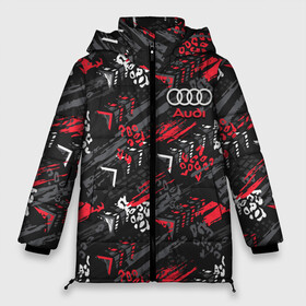 Женская зимняя куртка Oversize с принтом AUDI 3D LOGO АУДИ в Екатеринбурге, верх — 100% полиэстер; подкладка — 100% полиэстер; утеплитель — 100% полиэстер | длина ниже бедра, силуэт Оверсайз. Есть воротник-стойка, отстегивающийся капюшон и ветрозащитная планка. 

Боковые карманы с листочкой на кнопках и внутренний карман на молнии | audi | auto | autosport | avto | car | race | street racing | авто | автоспорт | ауди | гонки | марка | машина | тачка