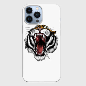 Чехол для iPhone 13 Pro Max с принтом рык в Екатеринбурге,  |  | зверь | новый год | оскал | подарок | символ года | тигр | хищник