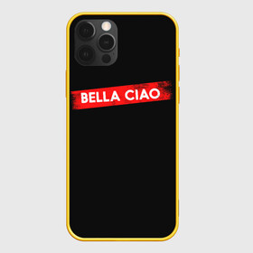 Чехол для iPhone 12 Pro с принтом BELLA CIAO (БУМАЖНЫЙ ДОМ) в Екатеринбурге, силикон | область печати: задняя сторона чехла, без боковых панелей | bella | bells | casa | ciao | de | el | jingle | la | moscow | netflix | papel | professor | resistencia | tokio | viva | бумажный | дом | профессор