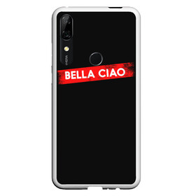 Чехол для Honor P Smart Z с принтом BELLA CIAO (БУМАЖНЫЙ ДОМ) в Екатеринбурге, Силикон | Область печати: задняя сторона чехла, без боковых панелей | bella | bells | casa | ciao | de | el | jingle | la | moscow | netflix | papel | professor | resistencia | tokio | viva | бумажный | дом | профессор