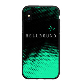 Чехол для iPhone XS Max матовый с принтом HELLBOUND   ARROWHEADS   Полутона в Екатеринбурге, Силикон | Область печати: задняя сторона чехла, без боковых панелей | arrowheads | bound | hell | hellbound | netflix | series | ада | зов | корейский | культура | монстры | полутона | поп | сериал | сериалы