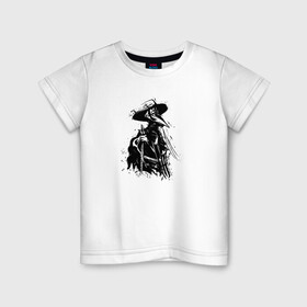 Детская футболка хлопок с принтом Таинственный гость в Екатеринбурге, 100% хлопок | круглый вырез горловины, полуприлегающий силуэт, длина до линии бедер | plague doctor | вирус | врач | пандемия | хоррор | чума | чумной доктор