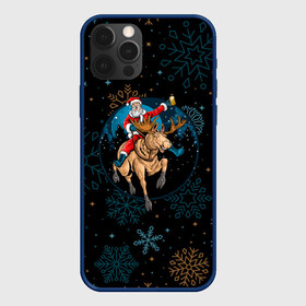 Чехол для iPhone 12 Pro Max с принтом Олень и Santa. в Екатеринбурге, Силикон |  | 2022 | happy new year | merry christmas | rdnewyear22 | santa | год тигра | зима близко | нг | новогодний | новый год | новый год 2022 | олень | рождество | санта | символ 2022 года | снежинки