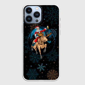 Чехол для iPhone 13 Pro Max с принтом Олень и Santa. в Екатеринбурге,  |  | 2022 | happy new year | merry christmas | rdnewyear22 | santa | год тигра | зима близко | нг | новогодний | новый год | новый год 2022 | олень | рождество | санта | символ 2022 года | снежинки