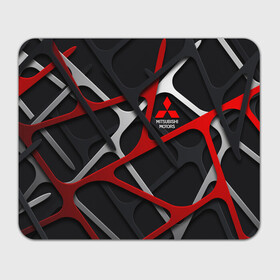 Прямоугольный коврик для мышки с принтом MITSUBISHI 3D Texture Logo в Екатеринбурге, натуральный каучук | размер 230 х 185 мм; запечатка лицевой стороны | auto | autosport | avto | car | mitsubishi | race | street racing | авто | автоспорт | гонки | марка | машина | митсубиси | митсубиши | мицубиси | мицубиши | тачка