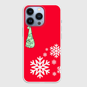 Чехол для iPhone 13 Pro с принтом НОВОГОДНИЙ ДРАКОНЧИК в Екатеринбурге,  |  | 2021 | 2022 | new year | деда мороза | дракон | к нам приходит | клауса | костюм | новогодний | новый год | праздник | рождество | санты | снег | снежинки | снежок | узор