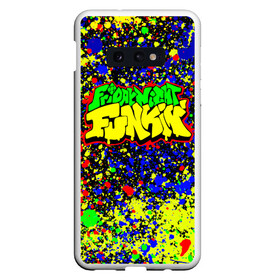 Чехол для Samsung S10E с принтом Friday Night Funkin Logo Acid Style в Екатеринбурге, Силикон | Область печати: задняя сторона чехла, без боковых панелей | friday night funkin | ночь пятницы фанкин | пятничный вечер фанкин | фрайдей найт фанкин | фридей найт фанкин