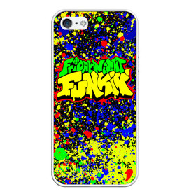 Чехол для iPhone 5/5S матовый с принтом Friday Night Funkin Logo Acid Style в Екатеринбурге, Силикон | Область печати: задняя сторона чехла, без боковых панелей | friday night funkin | ночь пятницы фанкин | пятничный вечер фанкин | фрайдей найт фанкин | фридей найт фанкин