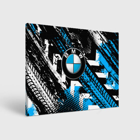 Холст прямоугольный с принтом Следы от шин BMW в Екатеринбурге, 100% ПВХ |  | bmw | bmw performance | m | motorsport | performance | бмв | моторспорт