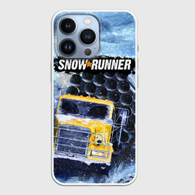 Чехол для iPhone 13 Pro с принтом SNOWRUNNER ART   СНОУРАННЕР АРТ в Екатеринбурге,  |  | game | snow runner | snowrunner | winter | грузовик | дальнобойщик | зима | игра | лес | симулятор | снег | сноу раннер | сноураннер