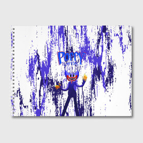 Альбом для рисования с принтом [Хагги Вагги]   Poppy Playtime в Екатеринбурге, 100% бумага
 | матовая бумага, плотность 200 мг. | Тематика изображения на принте: poppy playtime | игра | кукла | монстр | плэйтайм | поппи плейтайм | хагги вагги | хоррор