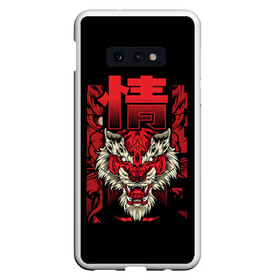 Чехол для Samsung S10E с принтом Japanese Red Tiger в Екатеринбурге, Силикон | Область печати: задняя сторона чехла, без боковых панелей | Тематика изображения на принте: 2022 | 2022 год | japa | japan tiger | japanese | japanese tiger | tiger | год тигра | новый год 2022 | новый год тигра | тигр