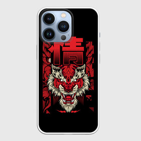 Чехол для iPhone 13 Pro с принтом Japanese Red Tiger в Екатеринбурге,  |  | 2022 | 2022 год | japa | japan tiger | japanese | japanese tiger | tiger | год тигра | новый год 2022 | новый год тигра | тигр