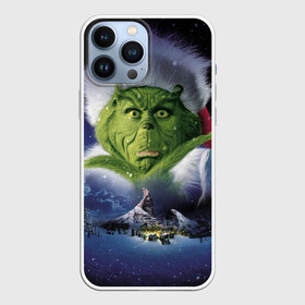 Чехол для iPhone 13 Pro Max с принтом Гринч   The Grinch в Екатеринбурге,  |  | Тематика изображения на принте: grinch | гринч | дед мороз | джим керри | елка | кино | новый год | рождество | санта | снег | снежинка