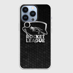 Чехол для iPhone 13 Pro с принтом Rocket League Metal Logo в Екатеринбурге,  |  | auto | avto | car | race | rocket league | авто | гонки | машина | рокет лига | тачка