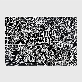 Магнитный плакат 3Х2 с принтом Arctic monkeys Pattern в Екатеринбурге, Полимерный материал с магнитным слоем | 6 деталей размером 9*9 см | alternative | arctic monkeys | metall | music | rock | альтернатива | арктик монкейс | арктические обезьяны | металл | музыка | рок