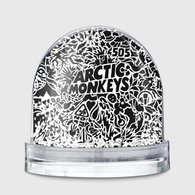 Игрушка Снежный шар с принтом Arctic monkeys Pattern в Екатеринбурге, Пластик | Изображение внутри шара печатается на глянцевой фотобумаге с двух сторон | alternative | arctic monkeys | metall | music | rock | альтернатива | арктик монкейс | арктические обезьяны | металл | музыка | рок