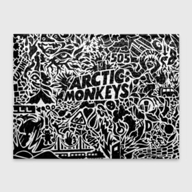 Обложка для студенческого билета с принтом Arctic monkeys Pattern в Екатеринбурге, натуральная кожа | Размер: 11*8 см; Печать на всей внешней стороне | alternative | arctic monkeys | metall | music | rock | альтернатива | арктик монкейс | арктические обезьяны | металл | музыка | рок
