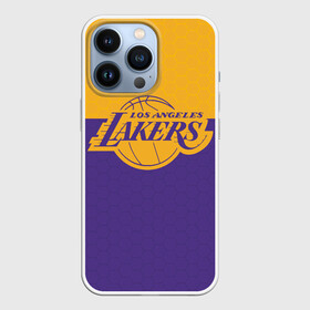 Чехол для iPhone 13 Pro с принтом LAKERS LINE HEXAGON SPORT в Екатеринбурге,  |  | america | basketball | hexagon | kobe bryant | la | la lakers | lakers | los angeles lakers | nba | usa | баскетбол | гексагон | геометрия | кобе брайант | лос анджелес лейкерс | нба | соты | сша