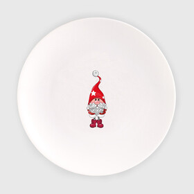 Тарелка с принтом Забавный Санта в Екатеринбурге, фарфор | диаметр - 210 мм
диаметр для нанесения принта - 120 мм | дед мороз | новый год | санта | санта клаус