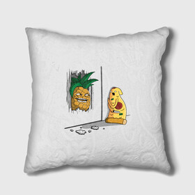 Подушка 3D с принтом HERES PINEAPPLE в Екатеринбурге, наволочка – 100% полиэстер, наполнитель – холлофайбер (легкий наполнитель, не вызывает аллергию). | состоит из подушки и наволочки. Наволочка на молнии, легко снимается для стирки | Тематика изображения на принте: here | is | johnny | mem | meme | memes | pineapple | pizza | shining | ананас | джонни | мем | мемы | пица | пицца | сияние | это