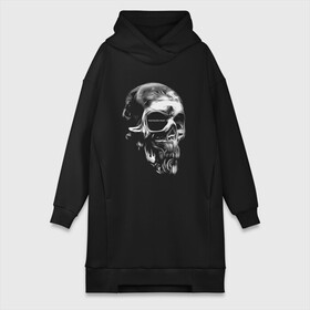 Платье-худи хлопок с принтом Memento mori в Екатеринбурге,  |  | art | fashion | hype | memento mori | motto | philosophy | skull | slogan | vanguard | авангард | девиз | искусство | мода | слоган | философия | хайп | череп