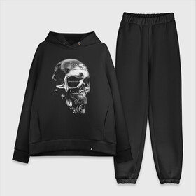 Женский костюм хлопок Oversize с принтом Memento mori в Екатеринбурге,  |  | art | fashion | hype | memento mori | motto | philosophy | skull | slogan | vanguard | авангард | девиз | искусство | мода | слоган | философия | хайп | череп