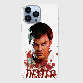 Чехол для iPhone 13 Pro Max с принтом Декстер Dexter new в Екатеринбурге,  |  | dexter | декстер | кровь | преступения