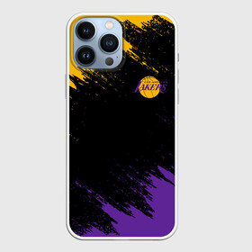 Чехол для iPhone 13 Pro Max с принтом LAKERS БРЫЗГИ КРАСОК в Екатеринбурге,  |  | america | basketball | colors | kobe bryant | la | la lakers | lakers | los angeles lakers | nba | paints | usa | баскетбол | брызги | брызги красок | кобе брайант | краски | лос анджелес лейкерс | нба | сша