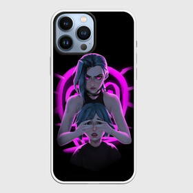 Чехол для iPhone 13 Pro Max с принтом JINX NEON LEAGUE OF LEGENDS ARCANE в Екатеринбурге,  |  | akali | arcane | fan | fan art | hero | jinx | kda | kda mas | league of legends | lol | moba | акали | аркейн | герой | джинкс | кда | лига легенд | лол | моба