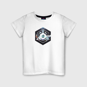 Детская футболка хлопок с принтом Знак Cognito Inc в Екатеринбурге, 100% хлопок | круглый вырез горловины, полуприлегающий силуэт, длина до линии бедер | знак | персонажи | постре | стол | треугольник