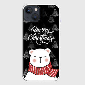 Чехол для iPhone 13 с принтом MERRY CHRISTMAS BEARS в Екатеринбурге,  |  | 2021 | 2022 | new year | деда мороза | зима | к нам приходит | как у всех | костюм | медвежонок | мишка | новогодний | новый год | праздник | рекомендации | рождество | снег | снежинки | снежок | узор | хочу
