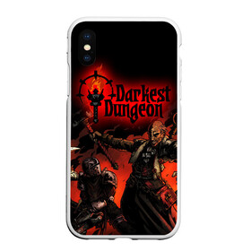 Чехол для iPhone XS Max матовый с принтом DARKEST DUNGEON   ТЕМНЕЙШЕЕ ПОДЗЕМЕЛЬЕ   ART   АРТ в Екатеринбурге, Силикон | Область печати: задняя сторона чехла, без боковых панелей | Тематика изображения на принте: darkest dungeon | darkest dungeon 2 | ад | готика | игра | огонь | пламя | темнейшее подземелье | ужасы