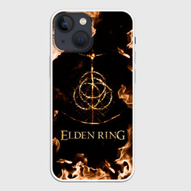 Чехол для iPhone 13 mini с принтом Elden Ring Logo в Екатеринбурге,  |  | elden ring | игра элден ринг | кольцо элдена | элден | элден ринг