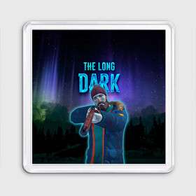 Магнит 55*55 с принтом The Long Dark Will Mackenzie в Екатеринбурге, Пластик | Размер: 65*65 мм; Размер печати: 55*55 мм | Тематика изображения на принте: long dark | the long dark | will mackenzie | длинная тьма | долгая тьма | игра long dark | уилл маккензи