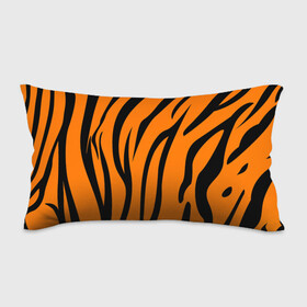 Подушка 3D антистресс с принтом Текстура тигра/tiger в Екатеринбурге, наволочка — 100% полиэстер, наполнитель — вспененный полистирол | состоит из подушки и наволочки на молнии | tiger | кошка | оранжевый черный | символ 22 года | текстура | тигр
