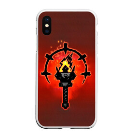 Чехол для iPhone XS Max матовый с принтом Darkest Dungeon Факел в Екатеринбурге, Силикон | Область печати: задняя сторона чехла, без боковых панелей | darkest dungeon | fire | flame | torch | огонь | пламя | темнейшее подземелье | темное подземелье