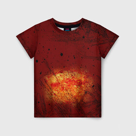 Детская футболка 3D с принтом Взрыв на Марсе в Екатеринбурге, 100% гипоаллергенный полиэфир | прямой крой, круглый вырез горловины, длина до линии бедер, чуть спущенное плечо, ткань немного тянется | атмосфера марса | атомный взрыв | жизнь на марсе | колонизация марса | космос | красная планета | непознанное | планета марс | приземление на марс | тайны космоса | экспедиция на марс