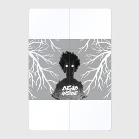 Магнитный плакат 2Х3 с принтом DEAD INSIDE (Mob psycho) в Екатеринбурге, Полимерный материал с магнитным слоем | 6 деталей размером 9*9 см | Тематика изображения на принте: dead inside | mob psycho | аниме | ветки | персонаж | рисунок