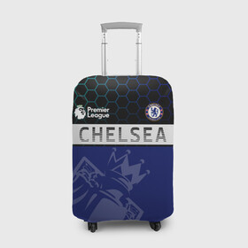Чехол для чемодана 3D с принтом FC Chelsea London | ФК Челси Лонон в Екатеринбурге, 86% полиэфир, 14% спандекс | двустороннее нанесение принта, прорези для ручек и колес | blue | champion | chelsea | club | football | lions | london | soccer | sport | англия | аристократы | британия | клуб | лондон | львы | синие | спорт | футбол | челси | чемпион