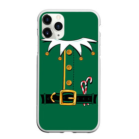 Чехол для iPhone 11 Pro матовый с принтом Christmas Elf Outfit в Екатеринбурге, Силикон |  | christmas | claus | clothes | deer | elf | frost | helpers | new | north | outfit | pole | santa | year | год | дед | клаус | мороз | новый | одежда | олени | полюс | помощники | рождественский | рождество | санта | санты | северный | эльф