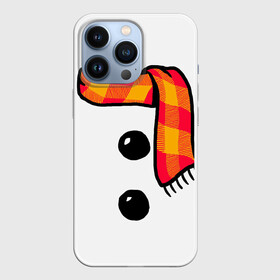 Чехол для iPhone 13 Pro с принтом Snowman Outfit в Екатеринбурге,  |  | attributes | buttons | christmas | new | scarf | snow | snowman | snowy | woman | year | атрибутика | баба | год | новый | пуговица | пуговицы | рождество | снег | снеговик | снежная | шарф