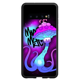 Чехол для Samsung Galaxy S10 с принтом Корпорация Заговор   Magic Myc в Екатеринбурге, Силикон | Область печати: задняя сторона чехла, без боковых панелей | cognito inc | inside job | magic myc | shadow government | волшебный майк | гриб | когнито | корпорация заговор | мультфильм | супер майк | теневое правительство | теории заговора