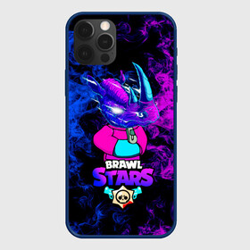 Чехол для iPhone 12 Pro Max с принтом Brawl Stars Леон Носорог 2022 в Екатеринбурге, Силикон |  | Тематика изображения на принте: бравл старс | игра | леон | неон | носорог | скин