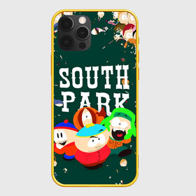 Чехол для iPhone 12 Pro с принтом SOUTH PARK   ЮЖНЫЙ ПАРК   АРТ в Екатеринбурге, силикон | область печати: задняя сторона чехла, без боковых панелей | Тематика изображения на принте: eric cartman | park | pattern | south | south park | арт | зима | кайл | картман | картмен | кени | кеннет | кенни | они убили кени | парк | саус парк | сволочи | стэнли | узор | эрик | южный | южный парк