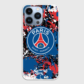 Чехол для iPhone 13 Pro с принтом PSG БРЫЗГИ КРАСОК СПОРТ в Екатеринбурге,  |  | colors | paints | paris saint germain | psg | saint | sport | брызги | брызги красок | краски | париж | псг | псж | спорт | футбол