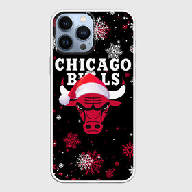 Чехол для iPhone 13 Pro Max с принтом НОВОГОДНИЙ CHICAGO BULLS 2022 СНЕЖИНКИ в Екатеринбурге,  |  | Тематика изображения на принте: 2022 | 23 | basketball | bulls | chicago bulls | jordan | logo | michael jordan | nba | red | sport | баскетбол | быки | джордан | лого | майкл джордан | новогодний чикаго булс | новый год | спорт | чикаго буллс | чикаго булс новый год